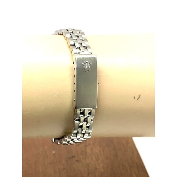 Rolex Women's Watch 6517 Oyster Perpetual Date Blue Dial Swiss Automatic 25mm - Picture 8 of 13